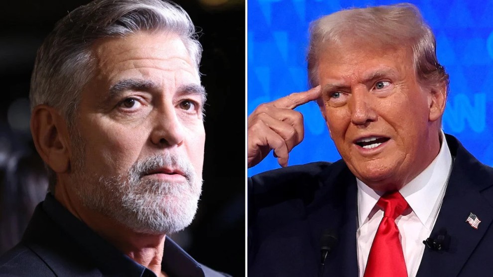 George Clooney Donald Trump