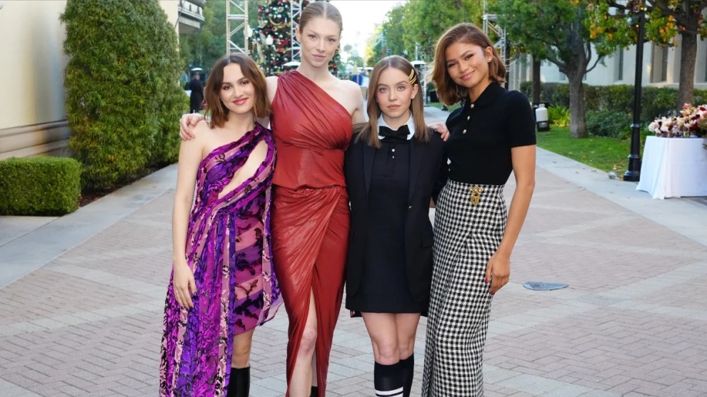 (Left to Right) Maude Apatow, Hunter Schafer, Sydney Sweeney and Zendaya