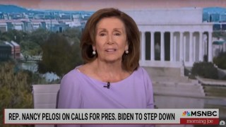 Nancy Pelosi Dodges ‘Morning Joe’ Question on Biden Candidacy, Says It’s ‘Up to the President’ to Decide